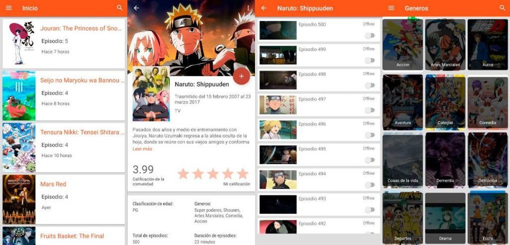 anime center para android