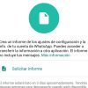 Cómo se descarga la información de tu cuenta de WhatsApp