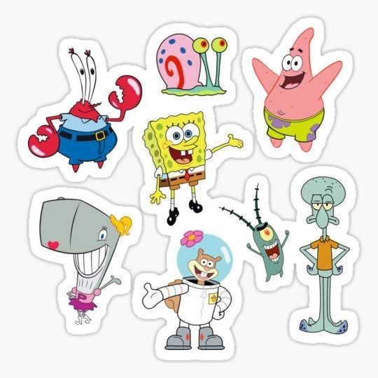 Cuáles son los personajes de Bob Esponja